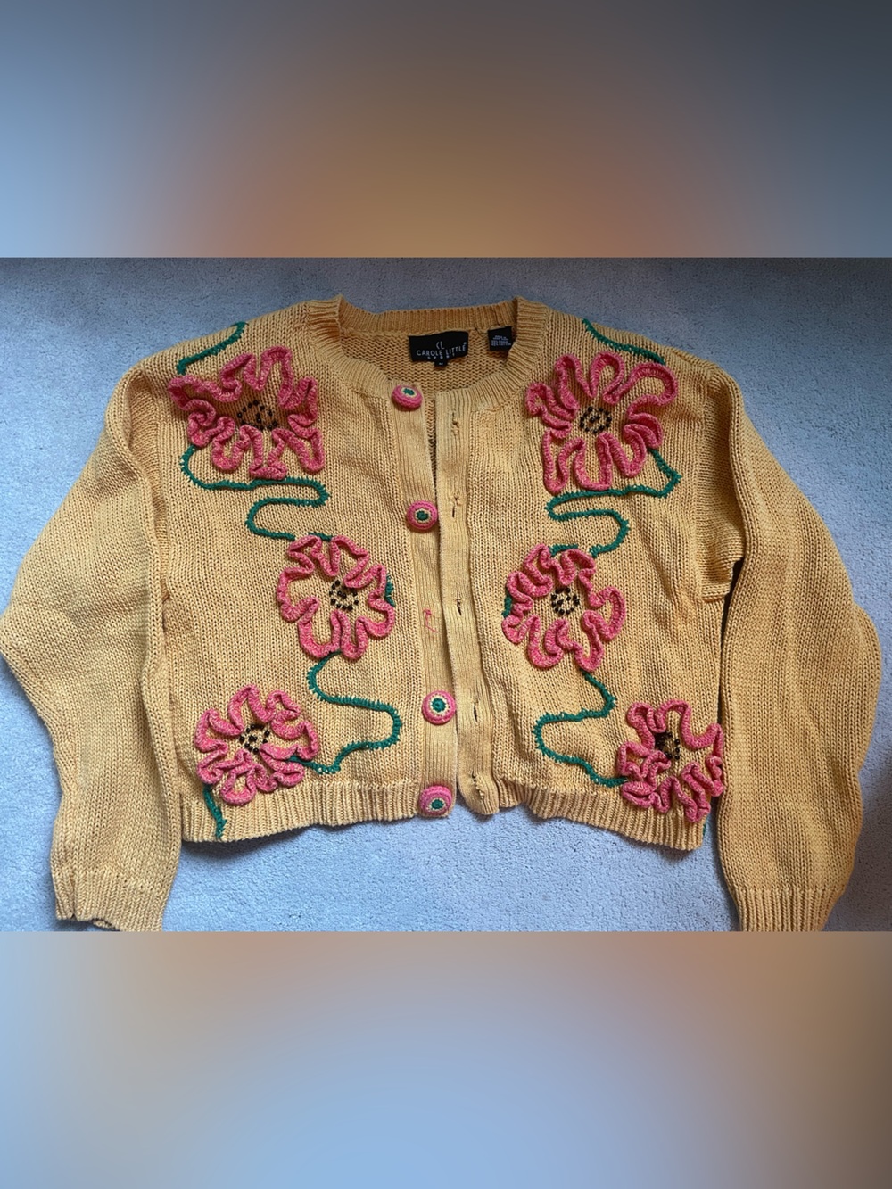 Vintage | Embroidered Cardigan M